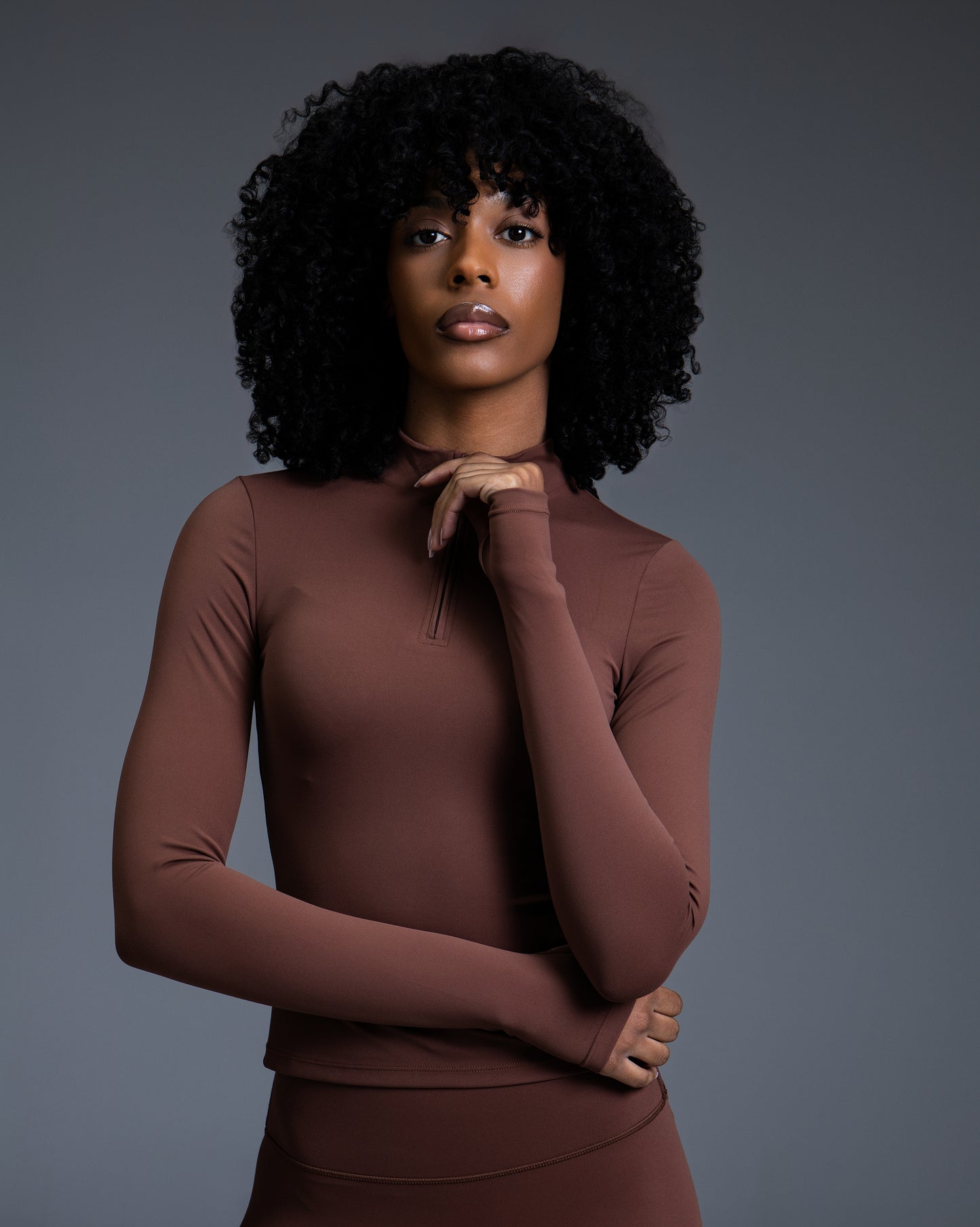 Sculpt Set Long Sleeve (Brown)